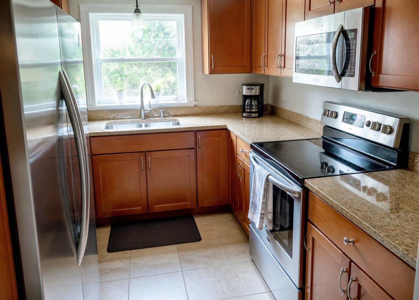 Kitchen after a Parcero deep clean